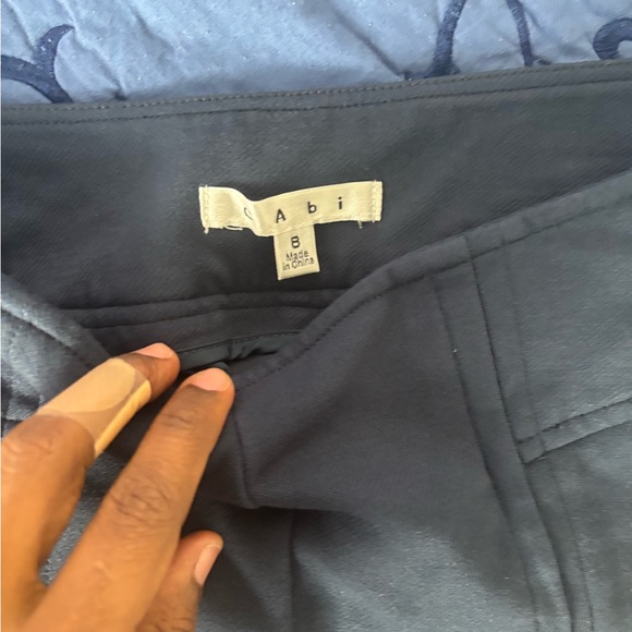 Cabi Tiffany Women's Dress Pant Navy #292 preppy Size 8 Office skinny Workwear - Picture 6 of 7
